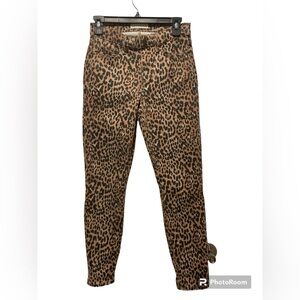 GAP true skinny Jeans Womens 27R Cheetah Leopard Print Stretch